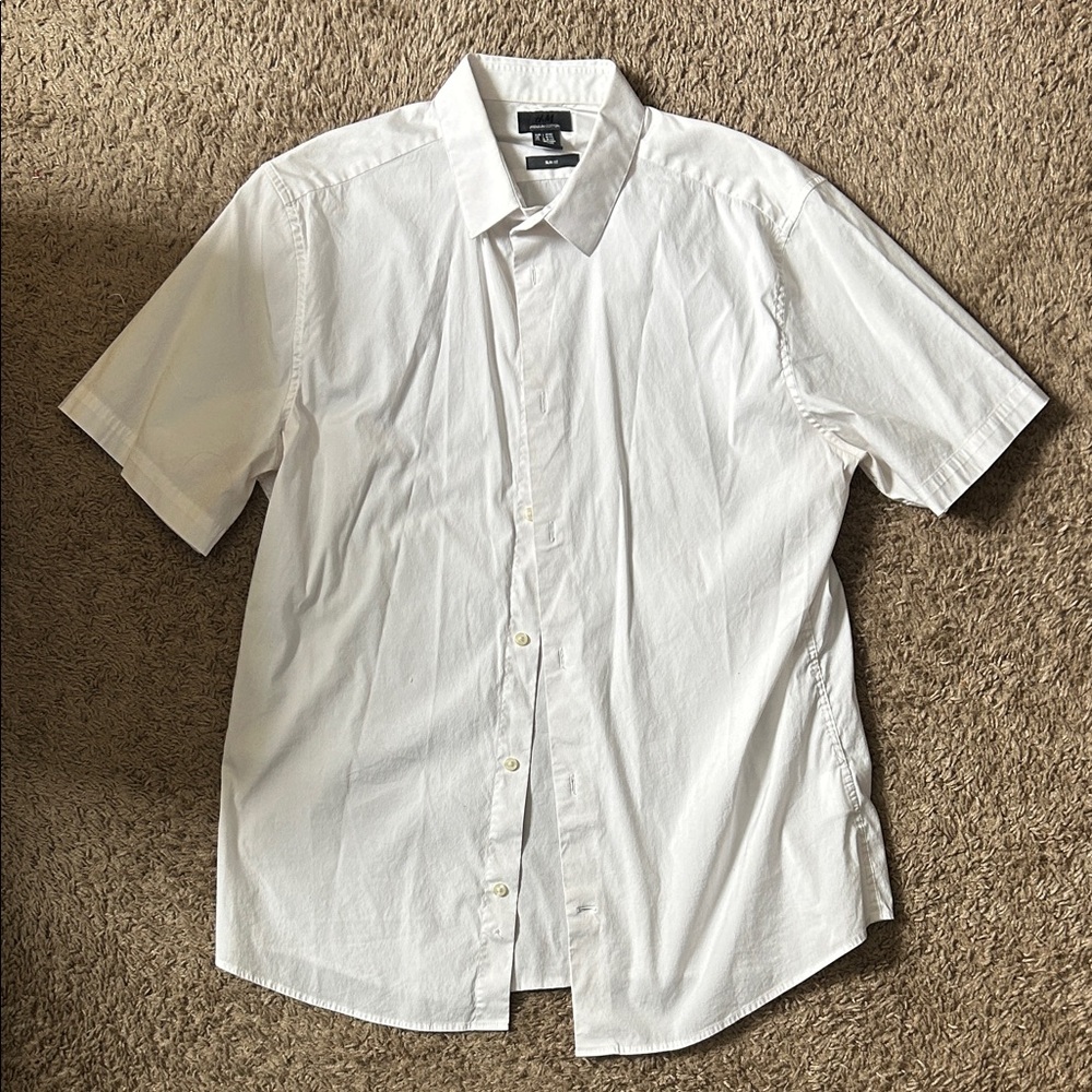 White H&M Button Down